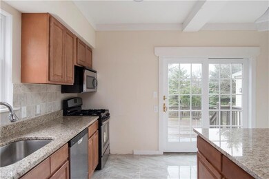 Enjoy the bling from the new granite counter-tops 
