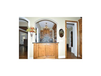 Convenient Beverage Bar for Entertaining