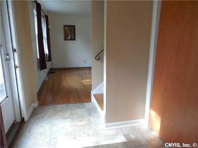 Foyer. The foyer is quite large with a double clos