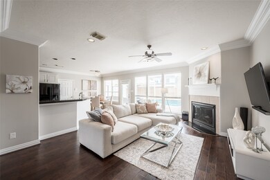 Living room offers an abundance of natural light,