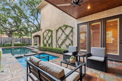 This gorgeous backyard is the perfect place to unw