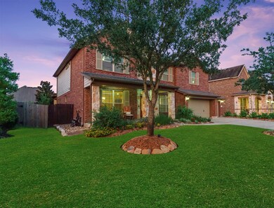 Live oaks complete the beautiful landscaping!
