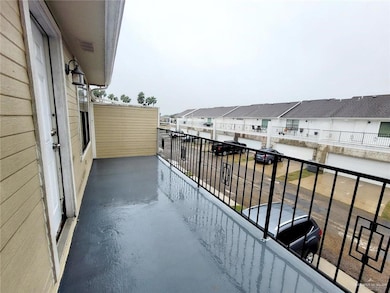 Balcony featuring a residential view