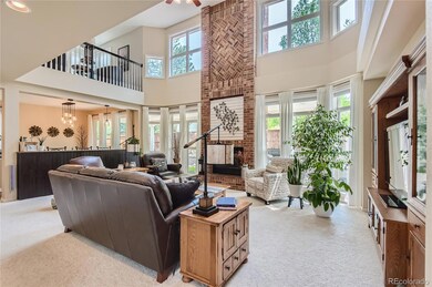 HUGE FAMILY ROOM WITH FLOOR TO CEILING BRICK FIREP