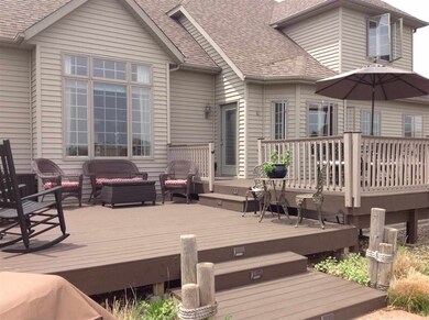 Multi-level deck provides plenty plenty of seating
