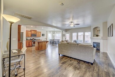 Living Room, Kitchen & Dining Room