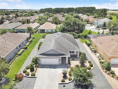 Aerial view of home
