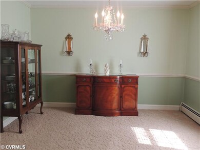 Dining Room - Dining room features crown molding a
