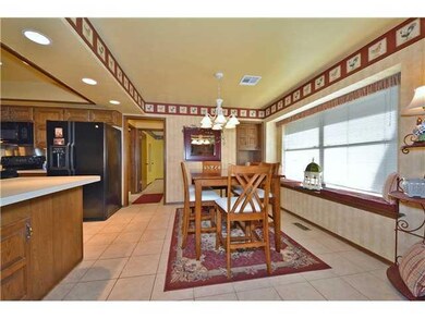 Kitchen. Separate Eating area off kitchen with bui
