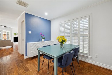 Dining area off of kitchen