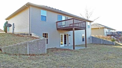 Rear of home