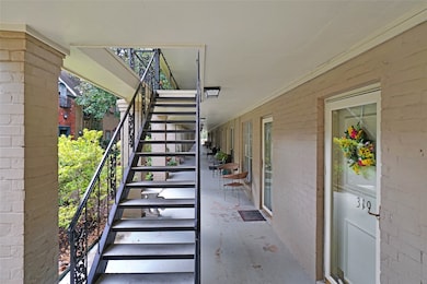 Stairs leading to unit 324