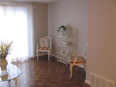 Living Room with Parquet Hardwood