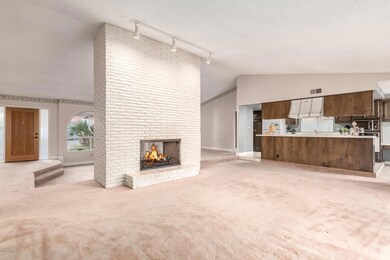 Floating 2 way Fireplace