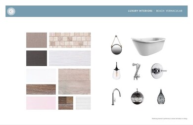 The interior finish scheme.