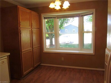 Additional cabinets in dining area