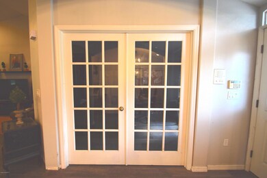 FRENCH DOORS TO LIVING ROOM:OFFICE
