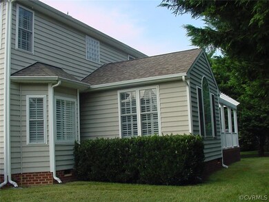 Rear view of home