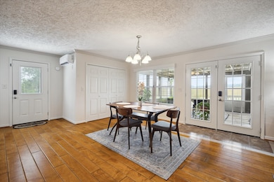 The light-filled dining area is the heart of the h