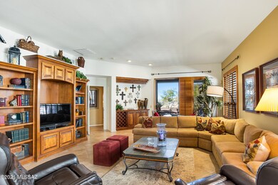Large living area with furnishings