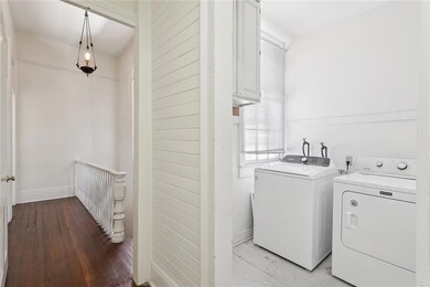 Laundry is shared on upper level, free, with new a