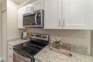 Solid surface range with built-in microwave.