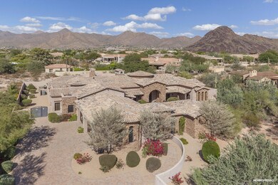at the foot of McDowell Mountains