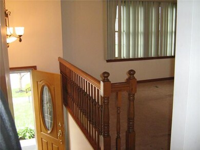 Foyer. Entry way view from first floor.