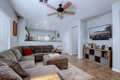 Family Room into Kitchen