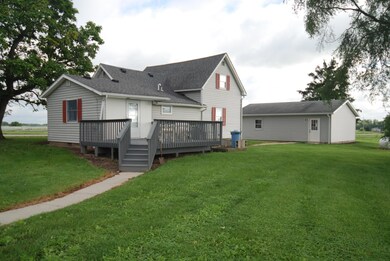 house and garage