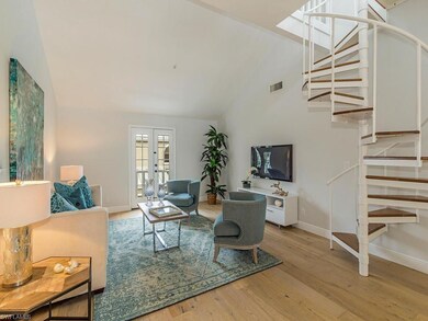 Stairs to top floor loft with 360 views