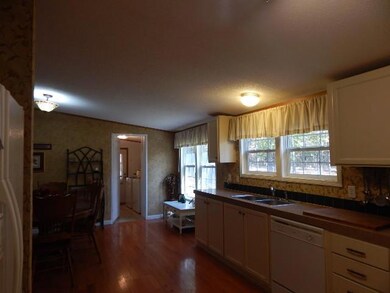 Kitchen has lots of room, counterspace and cabinets