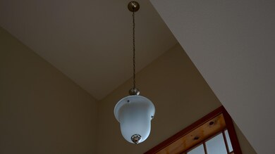 New Light Fixture in Foyer