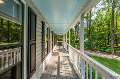 View of wooden porch