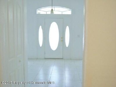 Inside front door