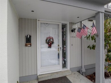 Covered front porch.