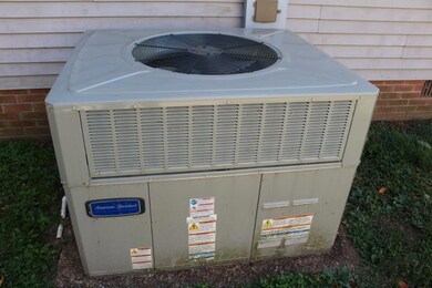 One year old American Standard HVAC unit.