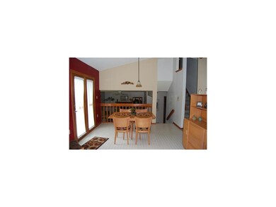 Dining Area. French door opens to the rear deck.  