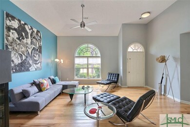 Large windows, vaulted ceilings and and open floor