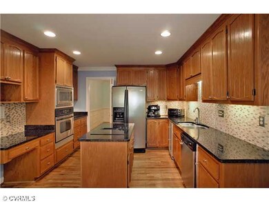 Kitchen - New tile backsplash, granite countertops