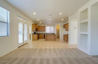 family room/kitchen