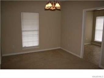 A good sized dining room is just off the kitchen.