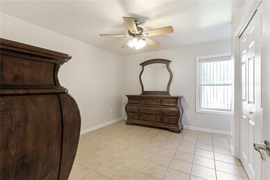 Primary bedroom with double closet