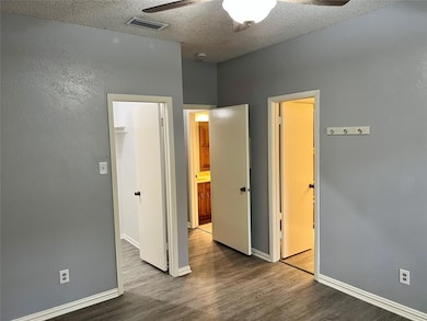 Walk in closet, entrance from hall and primary bat