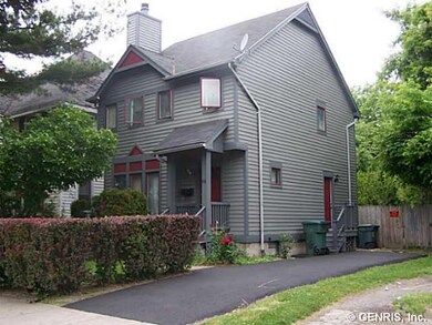 Exterior Front. It has a fully fenced and manicure