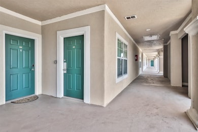 Both doors are entry into the condo, one is to the