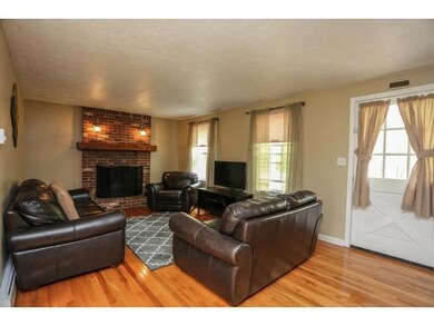 Living Room with Hardwood