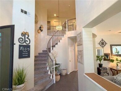 Grand staircase w/custom railing