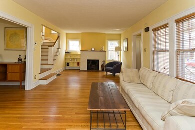 Large sunny living room with WBF