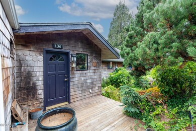 Front door & deck